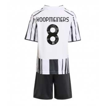 Billige Fotballdrakt Juventus Teun Koopmeiners #8 Replika Hjemmedraktsett Barn 2025-26 Kortermet (med bukser)